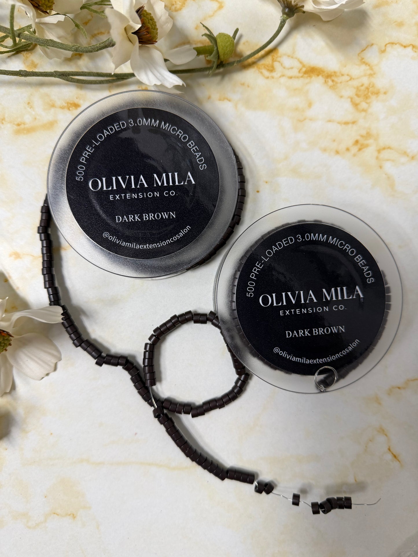 Brown Pre Loaded Beads