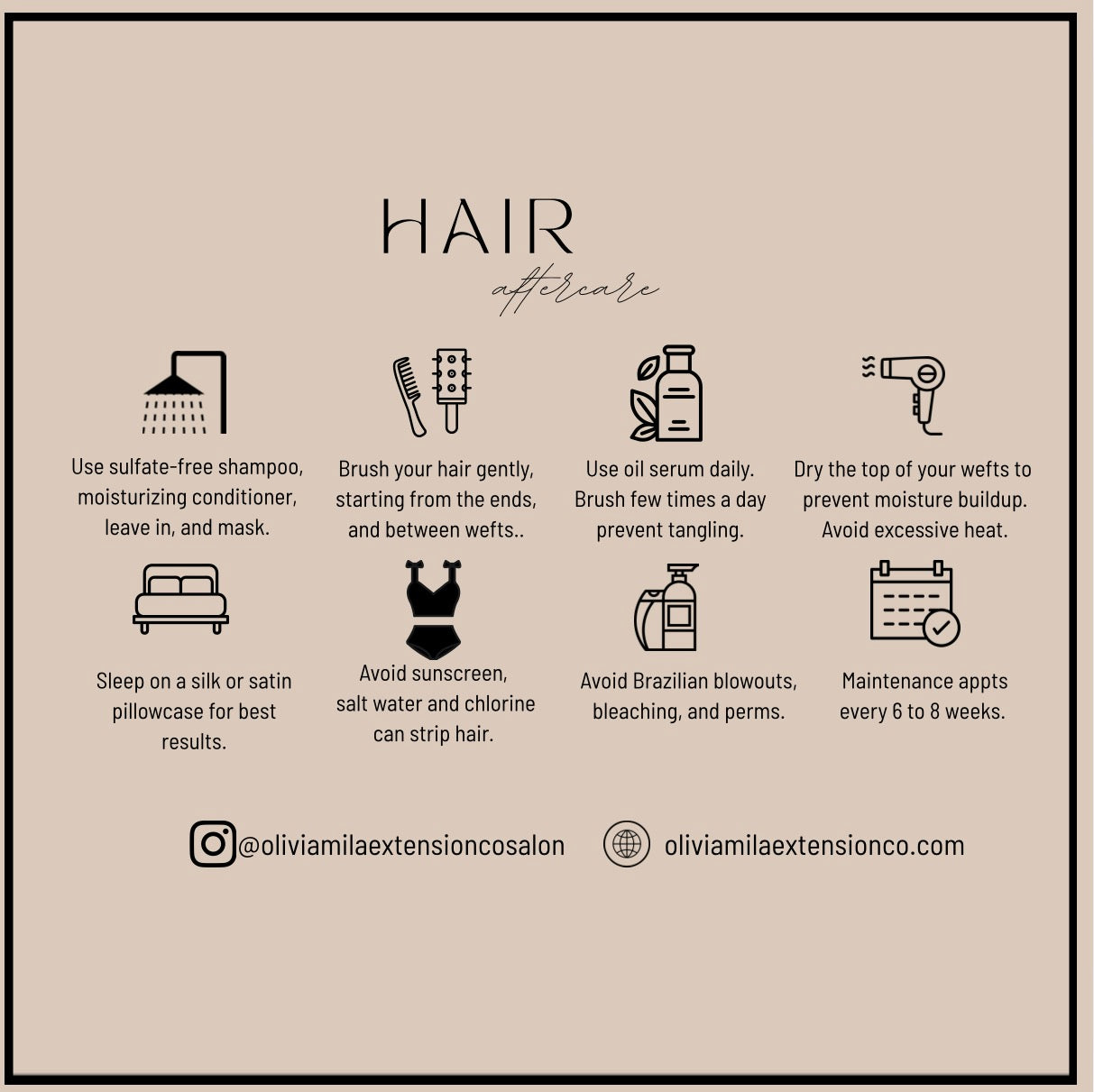 Hair Care Cards