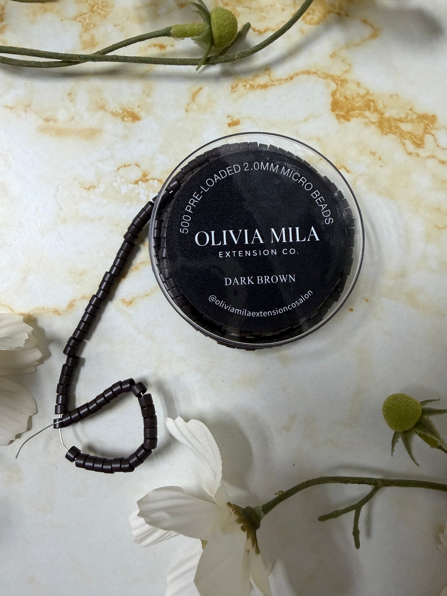 Brown Pre Loaded Beads