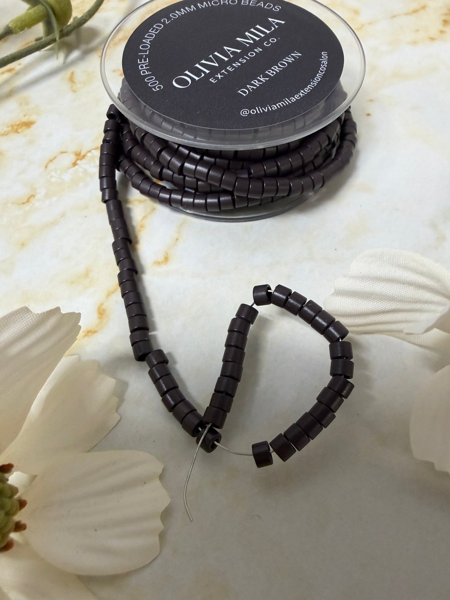 Brown Pre Loaded Beads