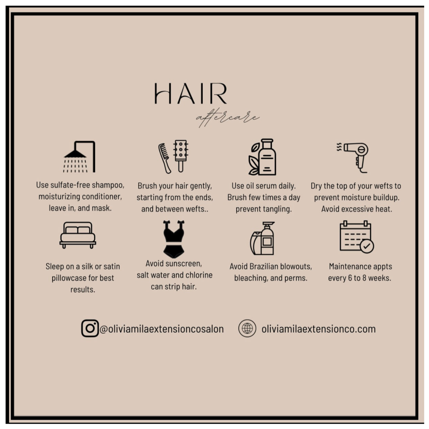 Hair Care Cards