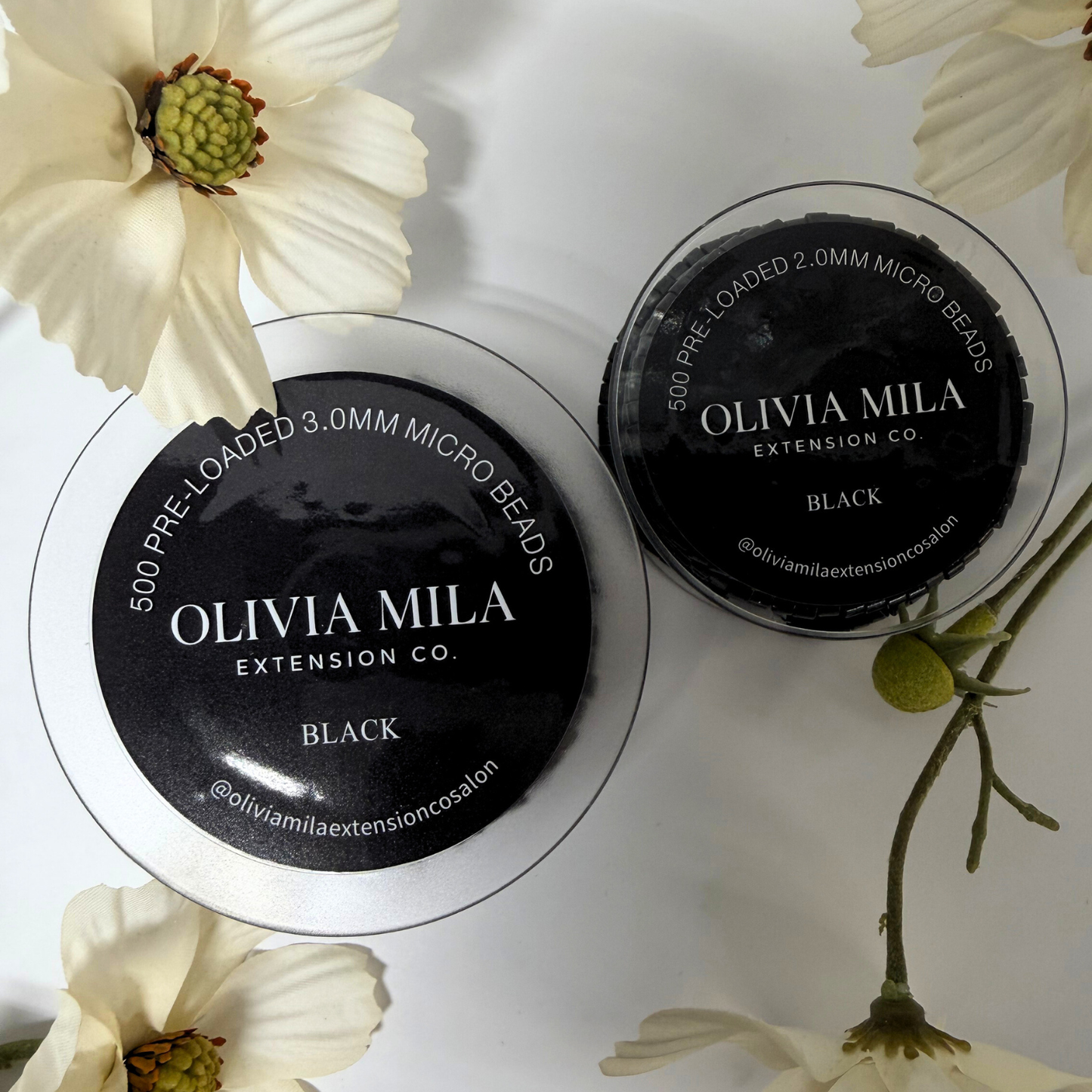 Black Pre Loaded Beads